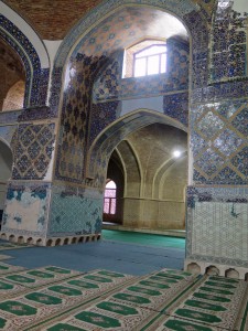 Blaue Moschee in Täbirs - innen